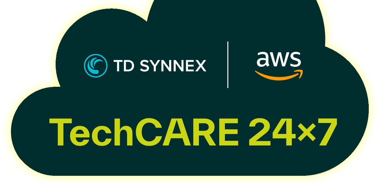 24x7 TechCARE AWS Support Help Center home page